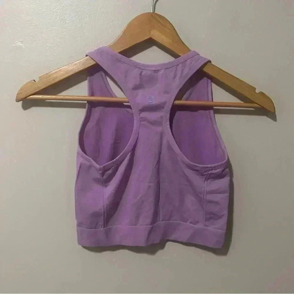 NWOT Zella Lilac Seamless Bralette/Top  M - Picture 4 of 5
